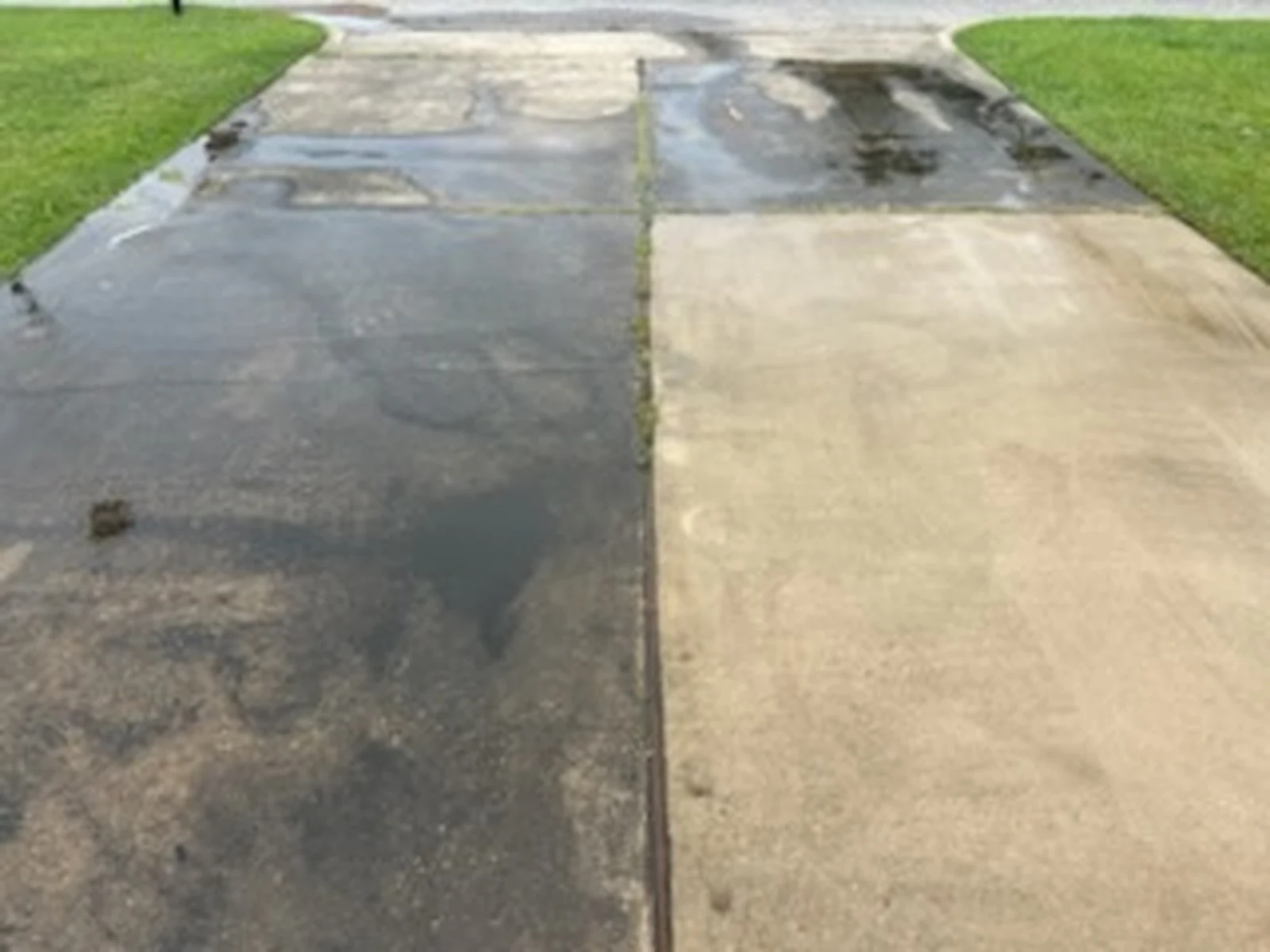 Driveway mid-clean